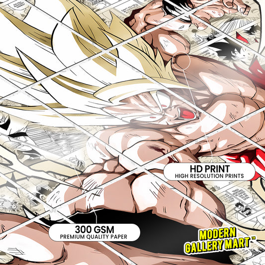 20 Dragon Ball Goku #1 - Manga Poster - A4 Size (8.3 x 11.7 inch)