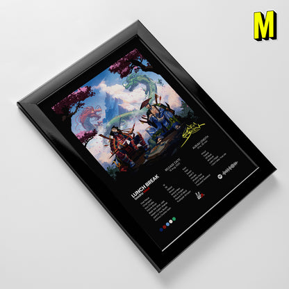 Seedhe Maut Frame - Lunch Break Album Cover Frame - A4 Size Photo Frame #6
