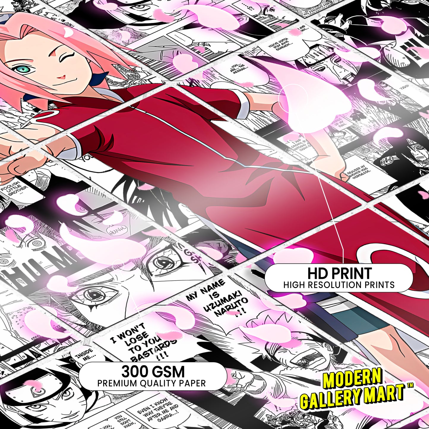 20 Naruto Sakura Haruno - Manga Poster - A4 Size (8.3 x 11.7 inch)