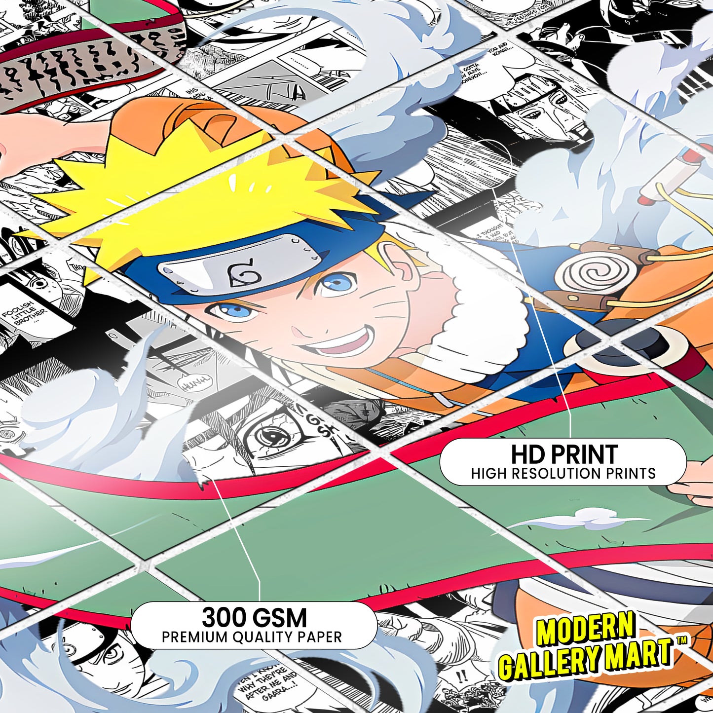 20 Naruto #1 - Manga Poster - A4 Size (8.3 x 11.7 inch)