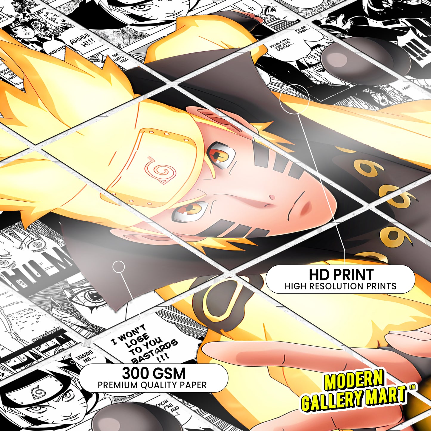 20 Naruto #2 - Manga Poster - A4 Size (8.3 x 11.7 inch)