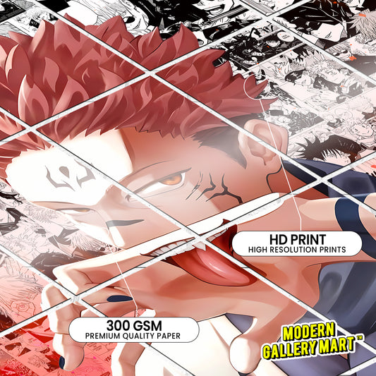 20 Jujutsu Kaisen Ryomen Sukuna - Manga Poster - A4 Size (8.3 x 11.7 inch)