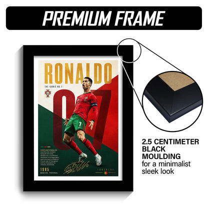 Cristiano Ronaldo Frame - Cristiano Ronaldo - A4 Size Photo Frame