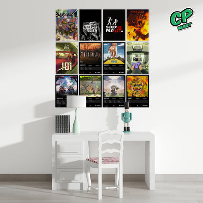 Seedhe Maut Album Poster - A4 Size (8.3 x 11.7 inch) Music Poster, 101, Namastute, Ball, Nanchaku, Kshama, Bayaan, Lunch break, Nayaab, Shakti