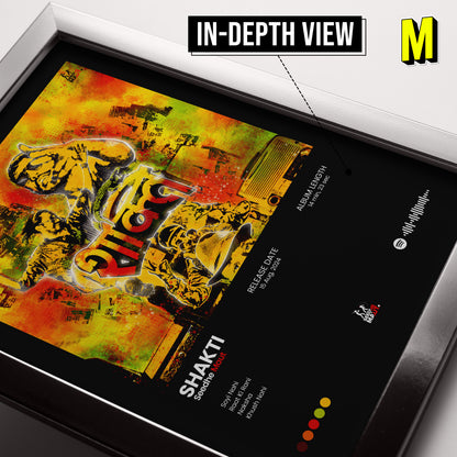 Seedhe Maut Frame - Shakti Album Cover Frame - A4 Size Photo Frame #9