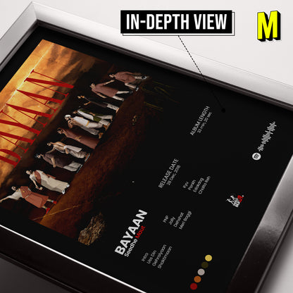 Seedhe Maut Frame - Bayaan Album Cover Frame - A4 Size Photo Frame #8
