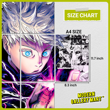 20 Jujutsu Kaisen Satoru Gojo - Manga Poster - A4 Size (8.3 x 11.7 inch)