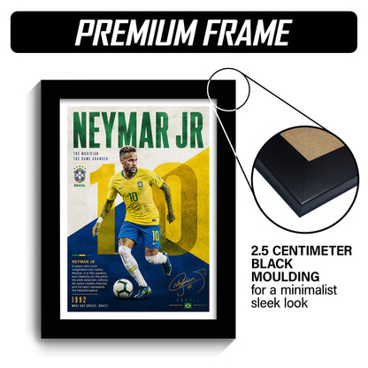 Neymar Frame - Neymar - A4 Size Photo Frame