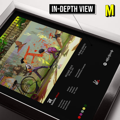 Seedhe Maut Frame - 'न' Album Cover Frame - A4 Size Photo Frame #5