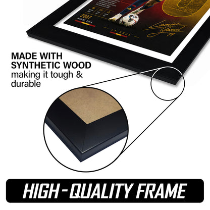 Lamine Yamal Frame - Lamine Yamal - A4 Size Photo Frame