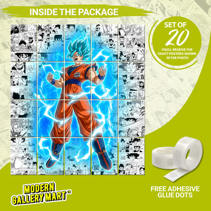 20 Dragon Ball Goku #2 - Manga Poster - A4 Size (8.3 x 11.7 inch)