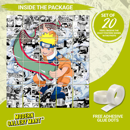 20 Naruto #1 - Manga Poster - A4 Size (8.3 x 11.7 inch)