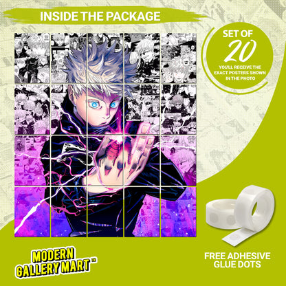20 Jujutsu Kaisen Satoru Gojo - Manga Poster - A4 Size (8.3 x 11.7 inch)