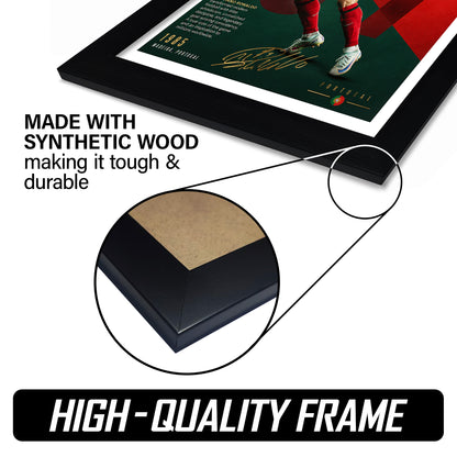 Cristiano Ronaldo Frame - Cristiano Ronaldo - A4 Size Photo Frame