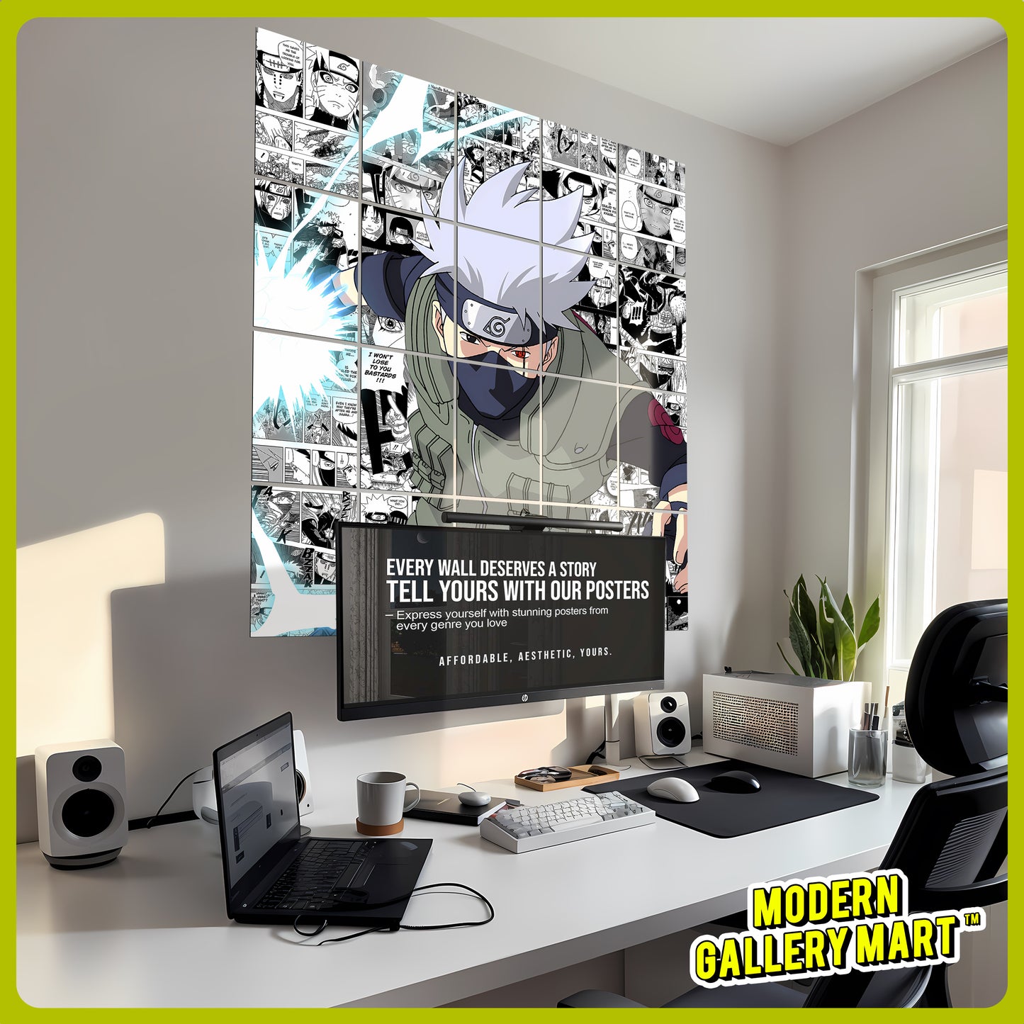 20 Naruto Kakashi Hatake - Manga Poster - A4 Size (8.3 x 11.7 inch)