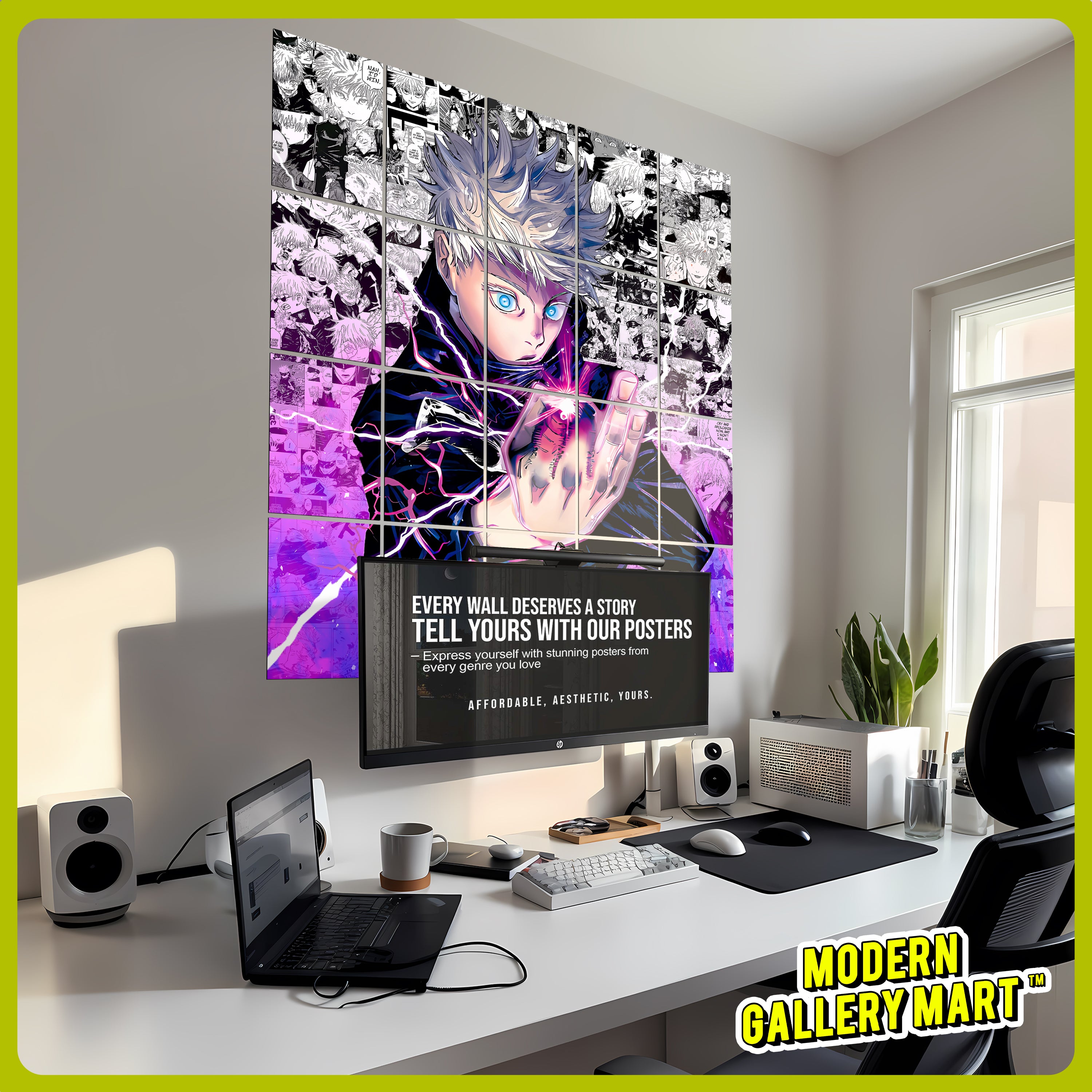 20 Jujutsu Kaisen Satoru Gojo - Manga Poster - A4 Size (8.3 x 11.7
