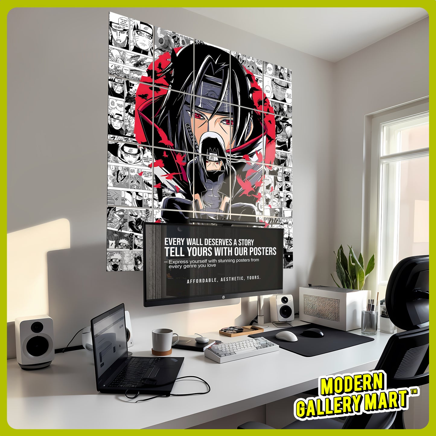 20 Naruto Itachi Uchiha #2 - Manga Poster - A4 Size (8.3 x 11.7 inch)