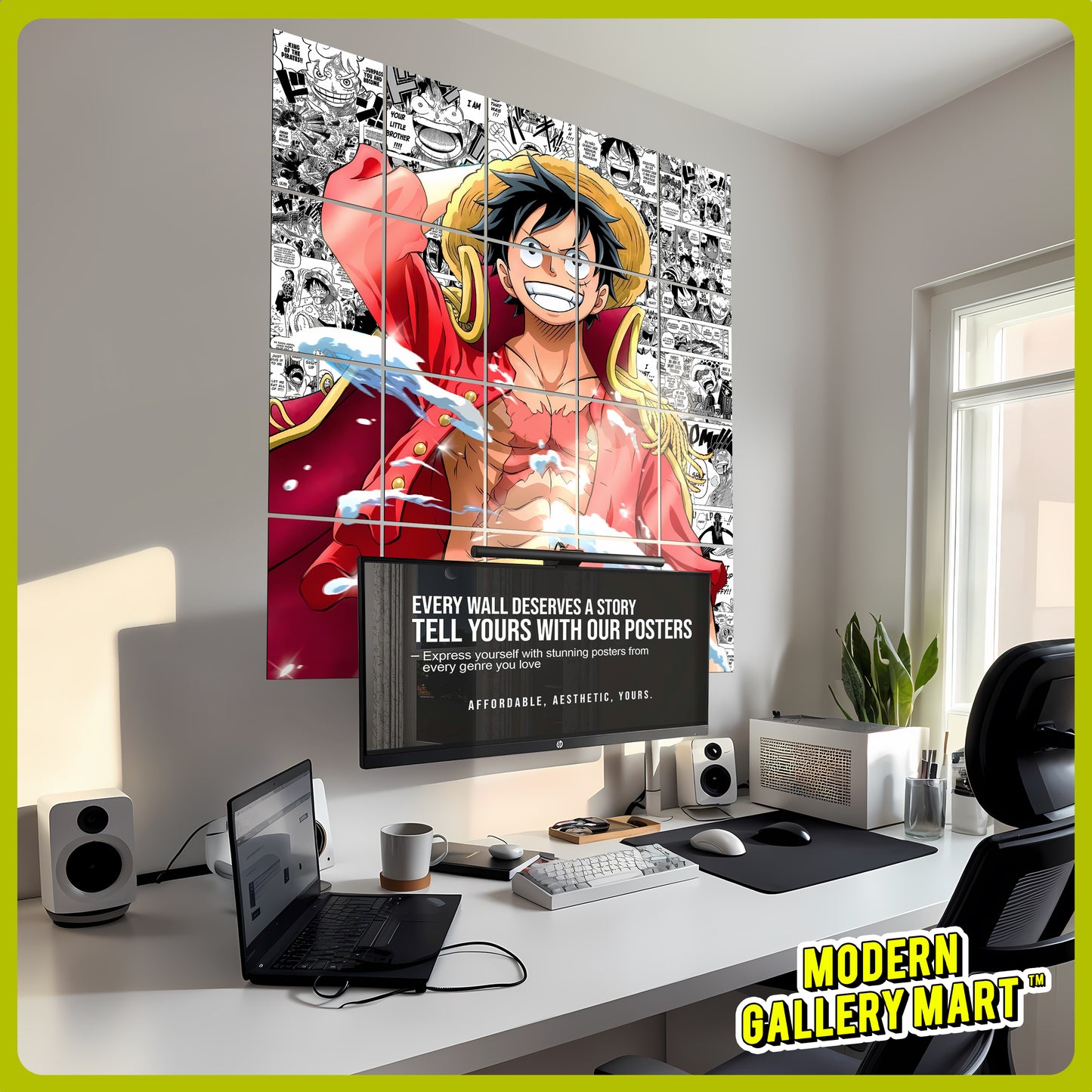 20 One Piece Monkey D.Luffy #2 - Manga Poster - A4 Size (8.3 x 11.7 inch)