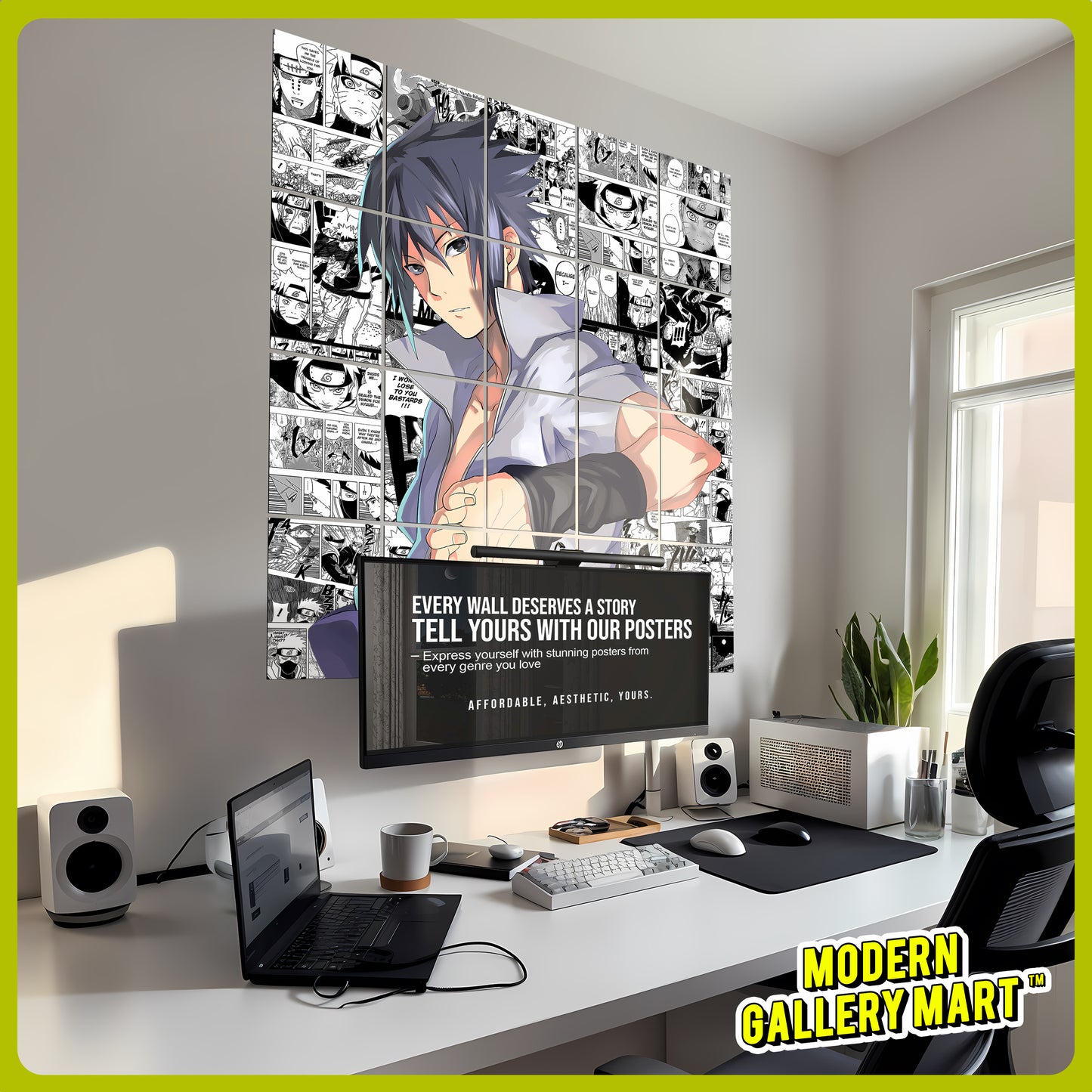 20 Naruto Sasuke Uchiha - Manga Poster - A4 Size (8.3 x 11.7 inch)