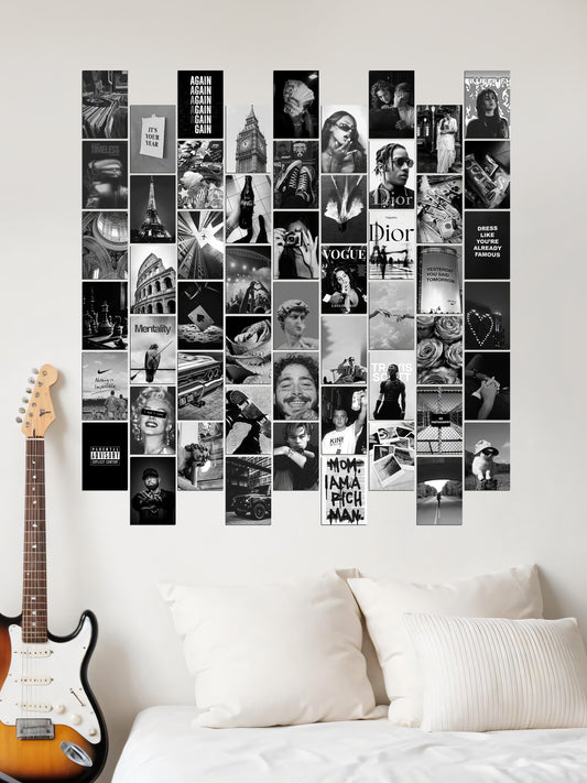 54 Black Aesthetic - Wall Collage Set